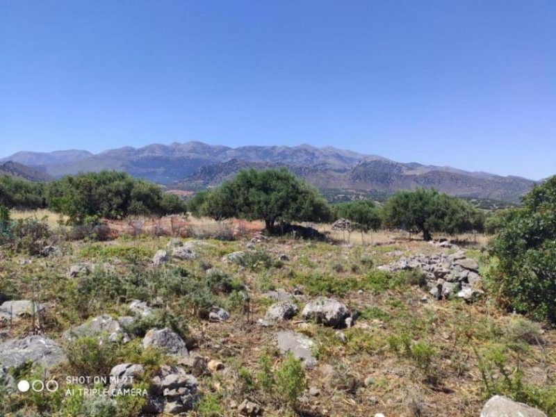 Kounali Kreta, Kounali: Baugrundstück mit Meerblick in ruhigem Dorf zu verkaufen Grundstück kaufen